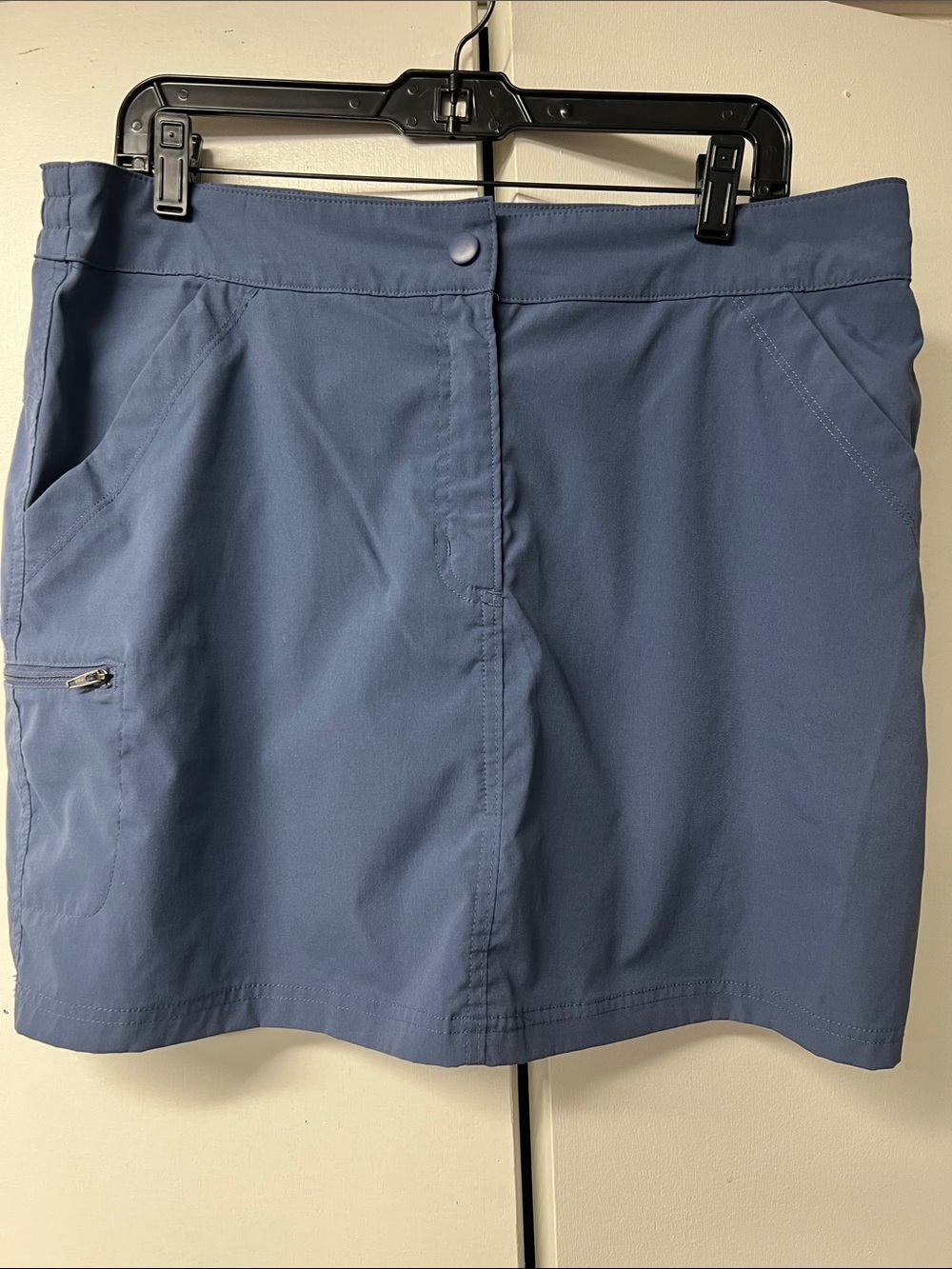 32 Degrees Slate Blue Pull-On Active Skort with Zip Pocket